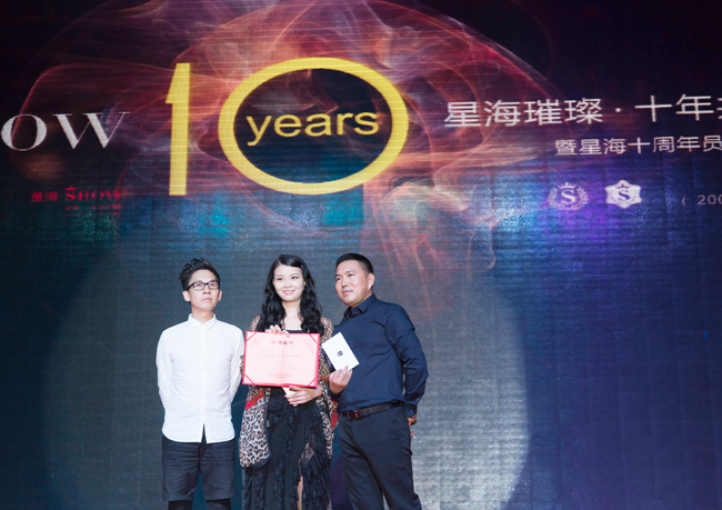 星海十周年表彰大会